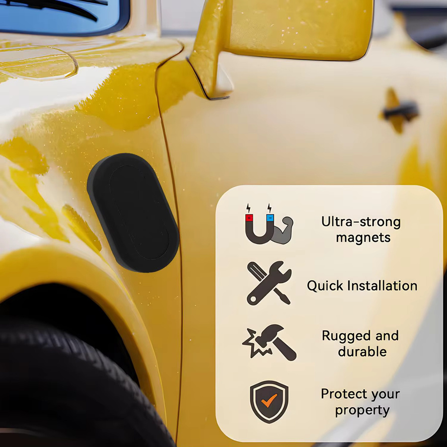 Samsung SmartTag 2 Silikon-Schutzhülle mit magnetischer Halterung in Schwarz - Bild 4