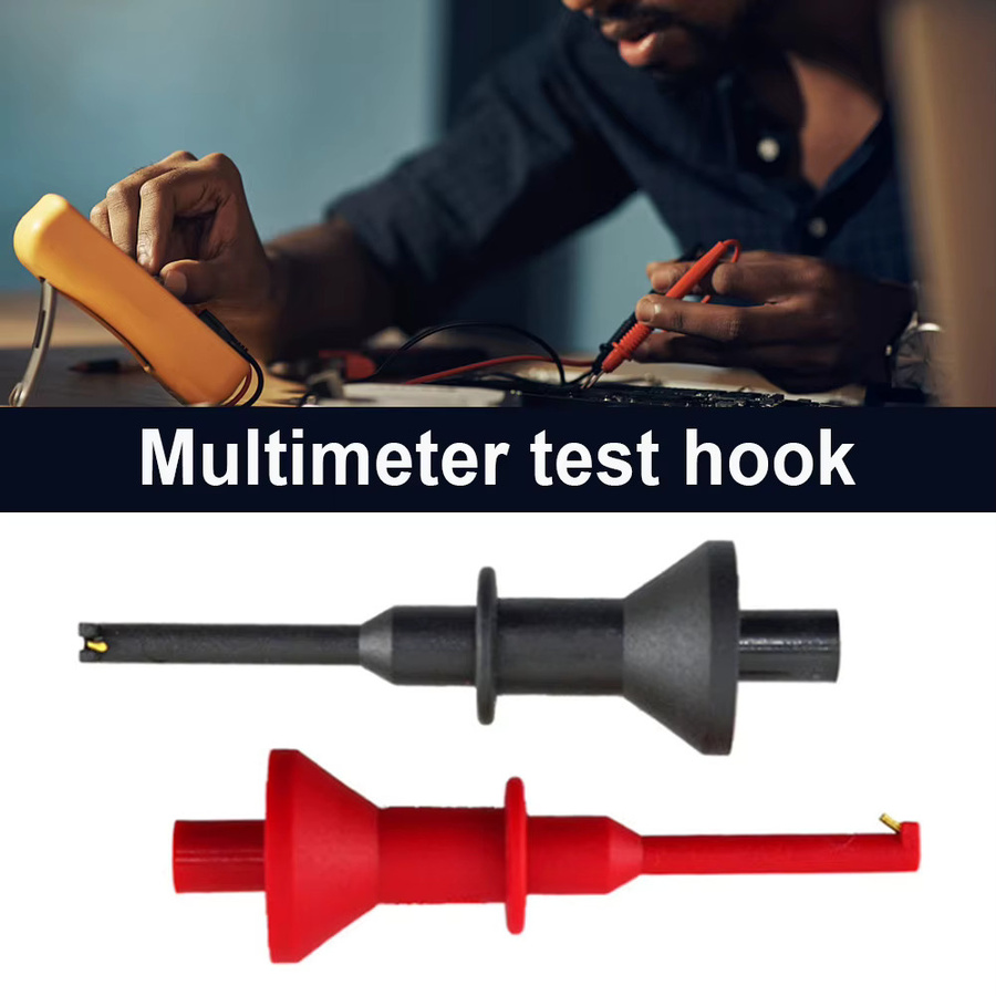 ALLOYSEED Multimeter Test-Sonden Set mit 4mm Bananensteckern und Teleskop-Federhaken für elektrische Messungen - Bild 5