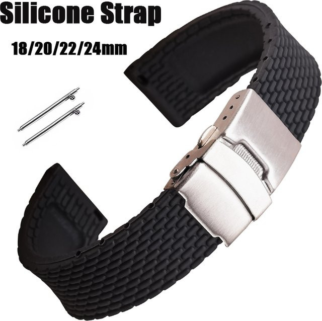 olevo Uhrenarmband Silikon, Unisex - Bild 1