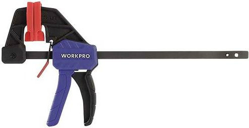 WorkPro WP232034 Einhandzwinge in Multicolour, Länge: 100 mm - Bild 1