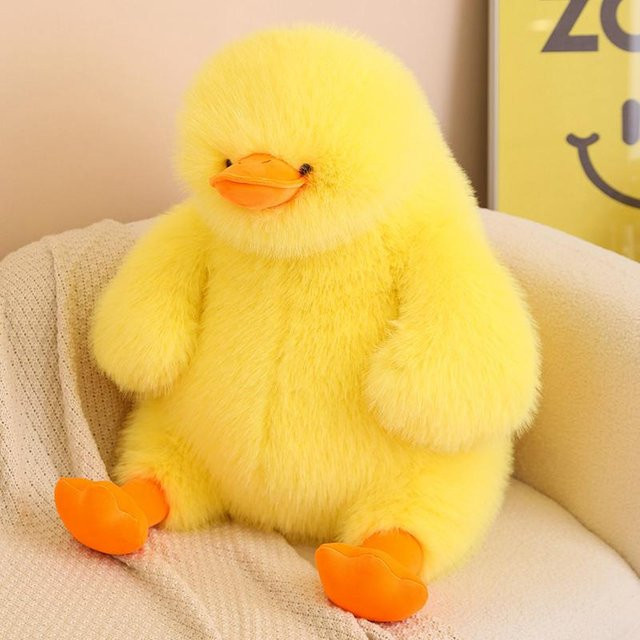 Kidsly Gelbe Fette Ente, Plüsch Stofftier, Gelb - Bild 1
