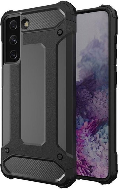 Samsung Galaxy S22 5G S901 Armor Schutzhülle in Schwarz - Bild 1