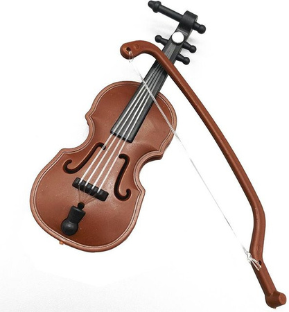 Mini Modell Violine Handgefertigt 1/12 Holzmodell Geige Puppenhaus Zubehör