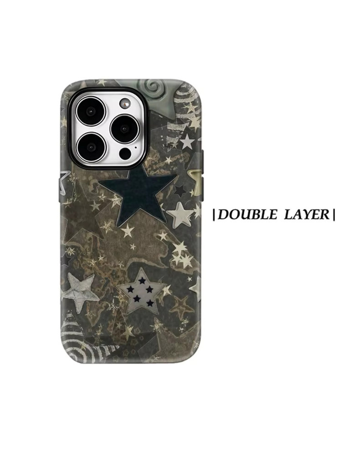 Potdemiel Dark Tone 3D Star Handyhülle mit MagSafe Kompatibilität für iPhone 17 16 15 14 13 Pro Max Plus Multicolor - Bild 5