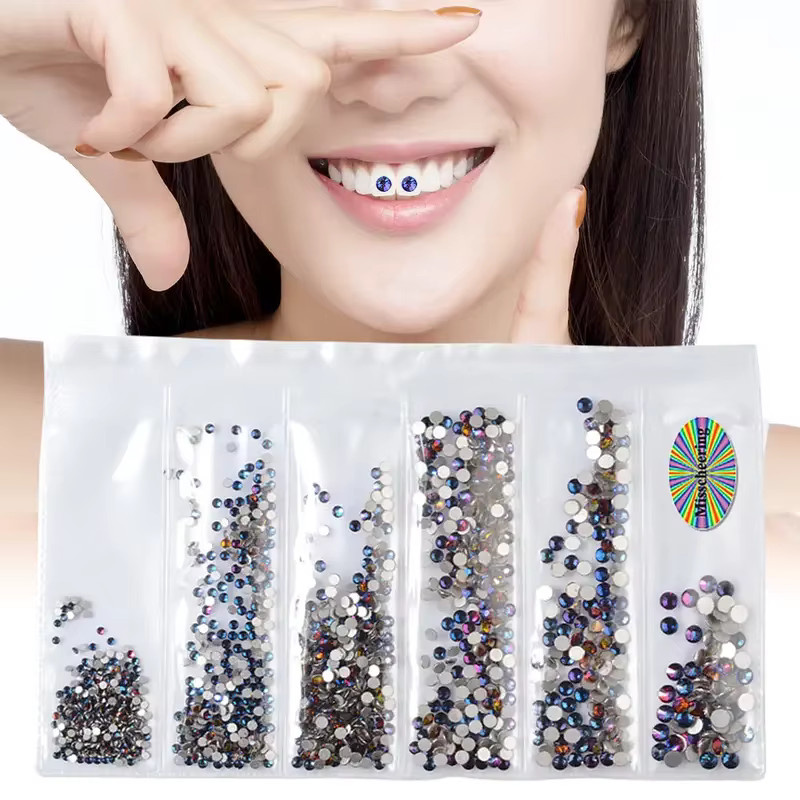 LGFU Edelstein Dekoration Kit für Zähne, Dental Kristall Ornamente - Bild 4