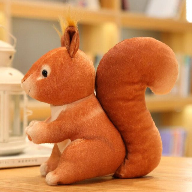 Yiran Health & Beauty Eichhörnchen-Puppe, Plüschtier, 25cm - Bild 1