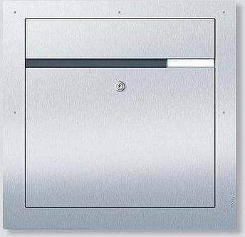 Siedle Durchwurfbriefkastensystem aus rostfreiem Edelstahl in Silber - Bild 1