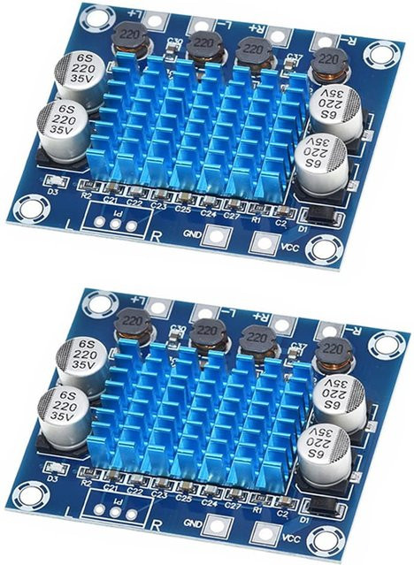 TPA3110 Digitale Stereo-Audio-Verstärkerplatine XH-A232 in Blau, 2.0-Kanal-Verstärker mit 30 W + 30 W, DC 8-26 V 3 A - Bild 1