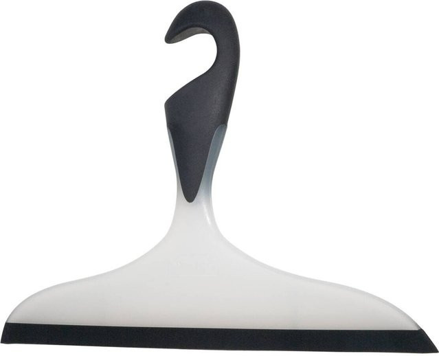 Wenko Duschabzieher aus Kunststoff in Weiß und Schwarz, Breite: 17,0 cm, Höhe: 23,0 cm - Bild 1