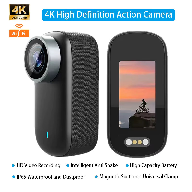 Luxuglow 4K High Definition Action Kamera mit Bildstabilisierung und WiFi, Schwarz - Bild 7