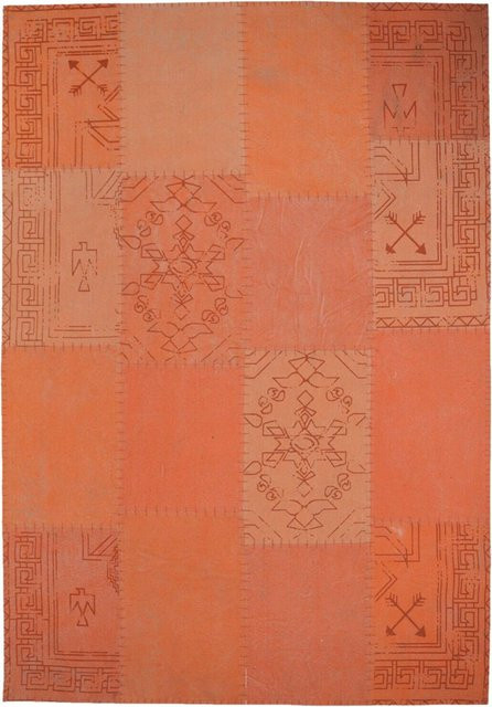 Kayoom Kurzflorteppich Lyrical 210 in Orange, handgefertigt im Antik-Design, B/B: 120 x 170 cm - Bild 1