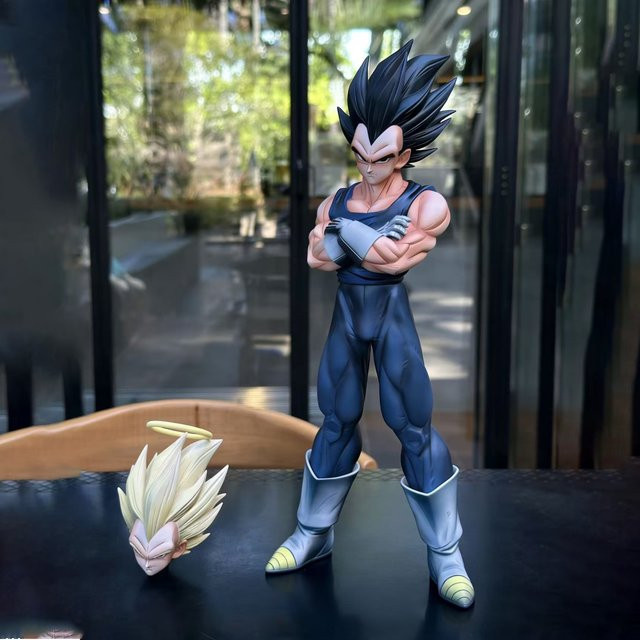 Bandai Dragon Ball Z Majin Vegeta Figur, Actionfigur, mit austauschbarem Kopf - Bild 1