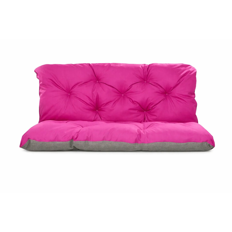 Setgarden Double Outdoor Kissen Bankauflage für 2-Sitzer Bänke, Farbe: Rose, B/T/H: 100 x 50 x 50 cm - Bild 2