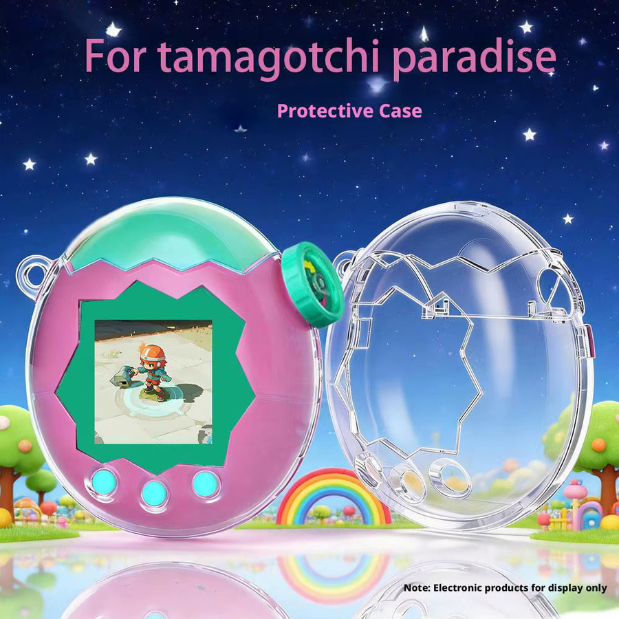 Tamagotchi Paradise Silikon-Schutzhülle für dein elektronisches Haustierspiel in Transparent - Bild 2