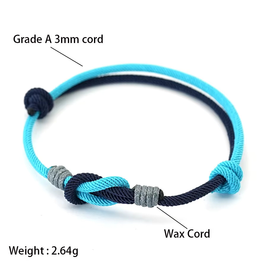 Noter Armband, Knoten-Seil-Armband, Bunt, Unisex - Bild 1