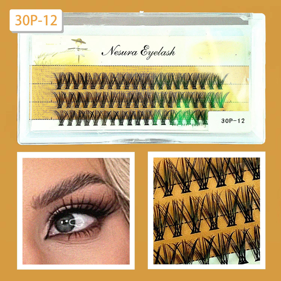 JUJU Dream Cluster-Wimpern-Set, natürlich, Unisex - Bild 4