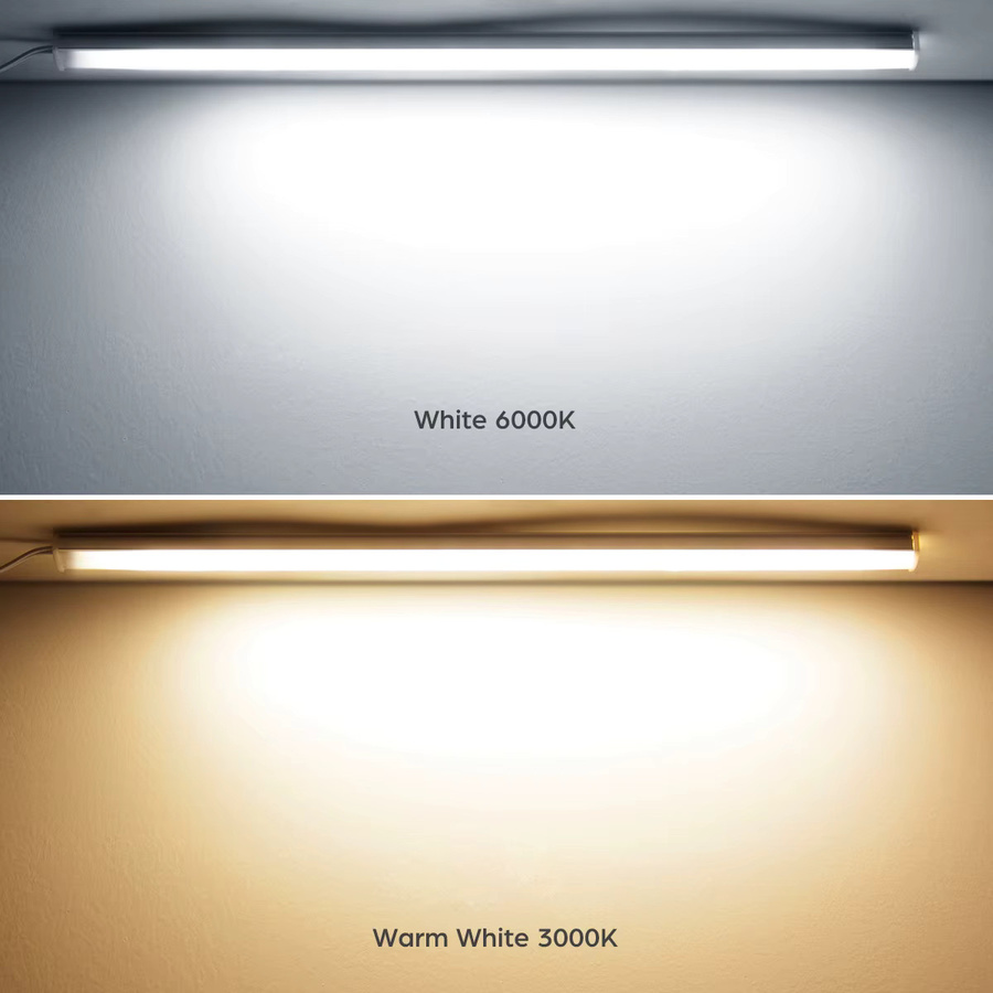 MALITAI Aluminium LED-Lichtleiste in Silber, dimmbar mit RF-Fernbedienung, verknüpfbare Neon Flex Schranklampe für Küche und Arbeitsbereich - Bild 4