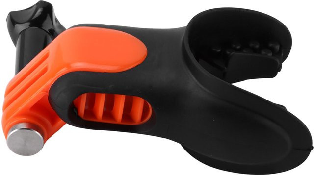 Andoer Universal Ergonomischer Surfing Bite Mundstückhalter Adapter für Action-Kamera in Orange - Bild 1