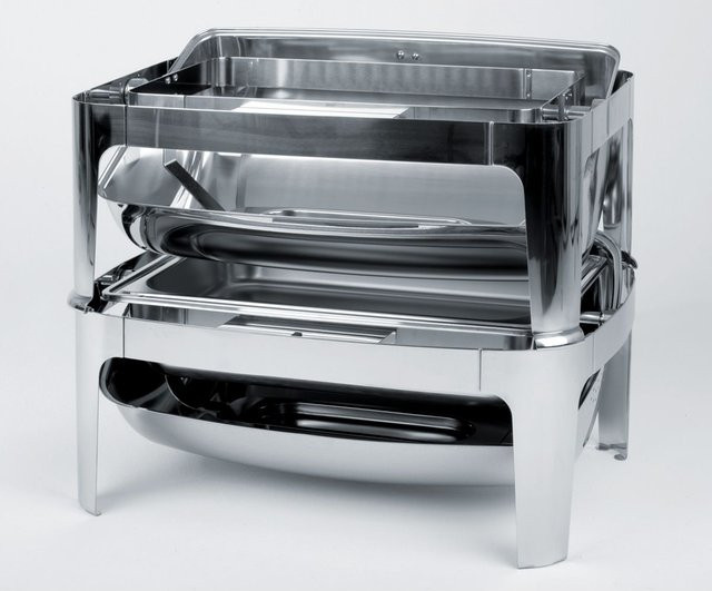 APS Rolltop Chafing Dish CATERER PRO Wasserbecken in Silber, B/T/H: 35 x 55,5 x 13 cm - Bild 1