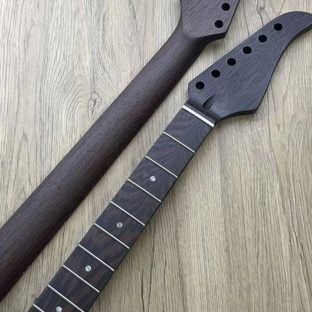 MENGJUE Chicken Wing Wood E-Gitarrenhals ST 22-Fret mit 9,5'' Radius in Braun - Bild 1