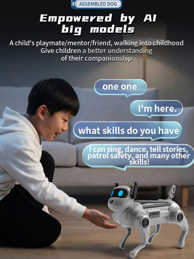 Kmoist Roboter-Hund, interaktives Kinderspielzeug, ferngesteuert - Bild 5