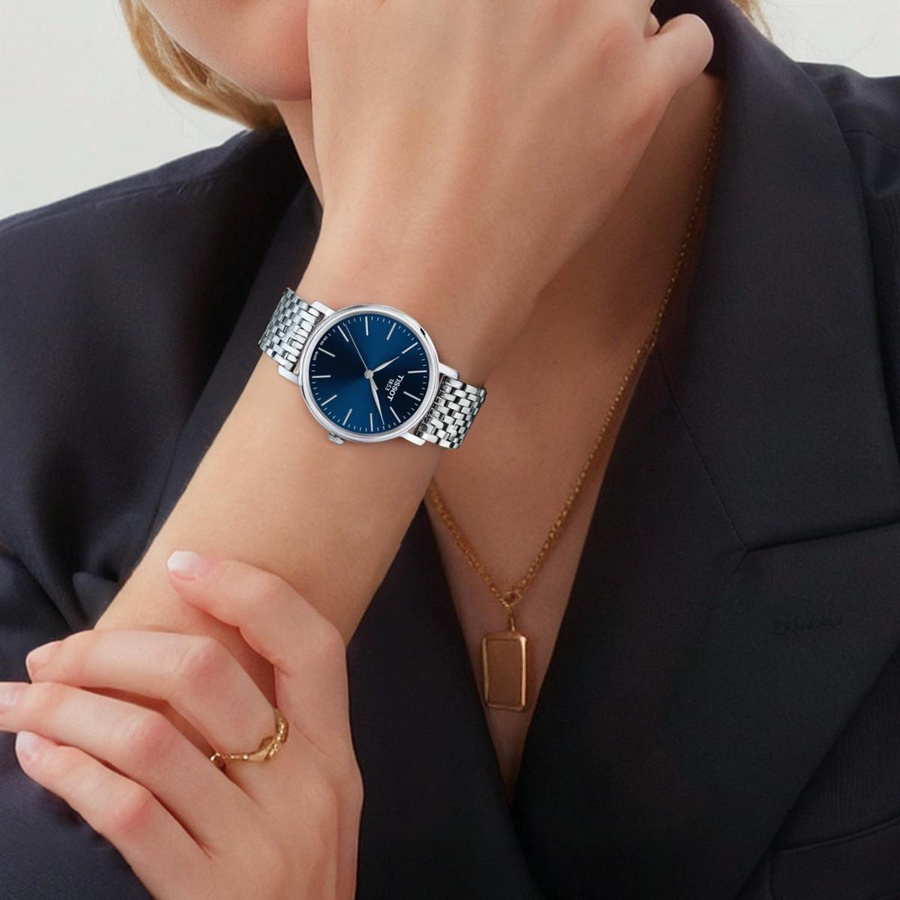 Tissot Armbanduhr, Quarz, Edelstahlgehäuse, 34 mm, Blau, Damen - Bild 3