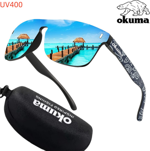 Okuma Sportsonnenbrille, Großrahmig, Vollrand, Kunststoff, Schwarz, Unisex - Bild 1