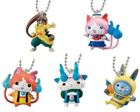 Bandai Yo-kai Watch Jibanyan, Actionfigur, Handyanhänger, Weiß - Bild 1