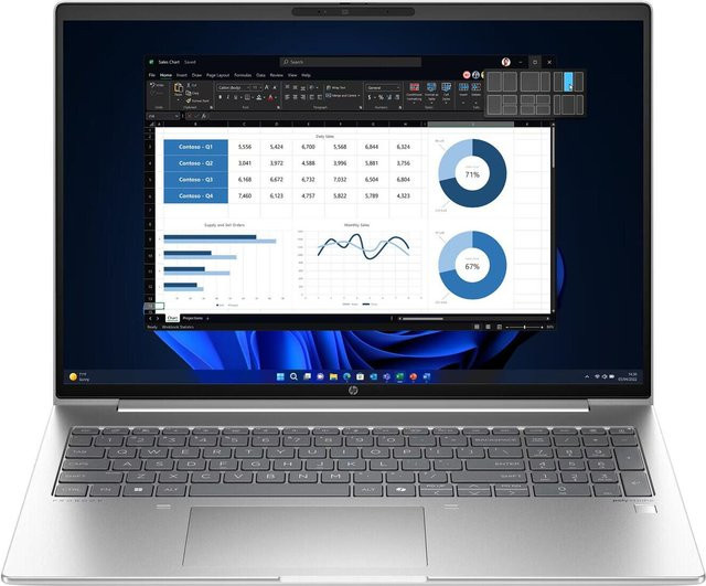 HP ProBook 460 G11 Notebook Silber Intel Core Ultra 5 125U 16 Zoll WUXGA 32 GB RAM 512 GB SSD QWERTZ DE - Bild 1