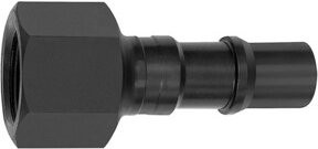Riegler Nippel für Kupplungen NW 11, ISO 6150 C, Stahl, G 3/8 IG, Schwarz - Bild 1