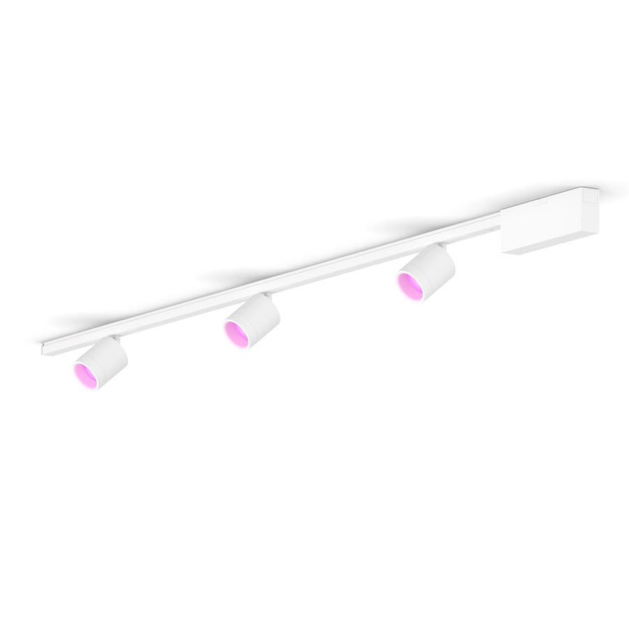 Philips Perifo Basis-set Gerade Deckenleuchte Weiß mit 3 Spots für Philips Hue - Bild 1