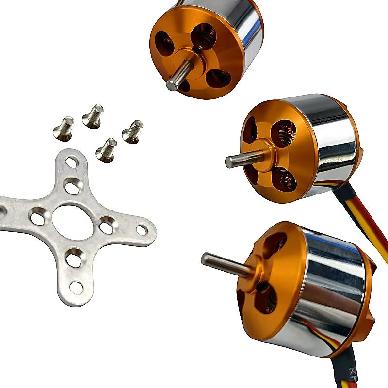 XXD A2212 Bürstenloser Motor in Gold für RC-Flugzeuge, Starrflügler, Multirotor-Drohnen und FPV - Bild 2