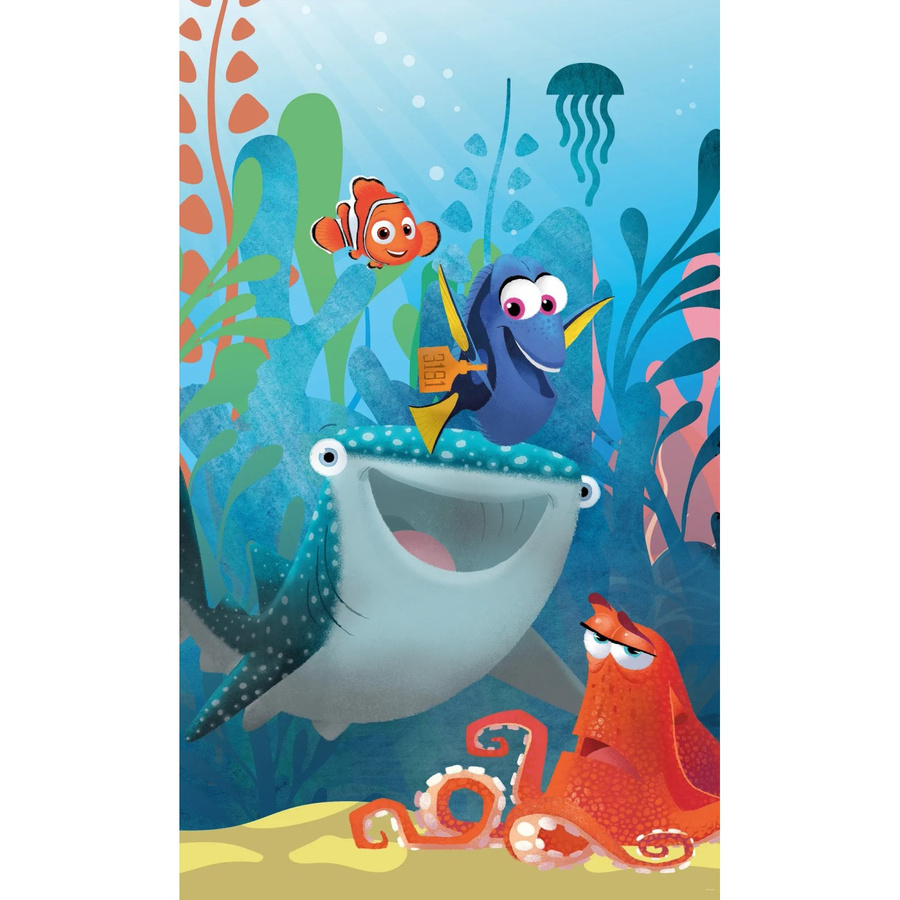 Komar Fototapete Vlies Finding Dory Aquarell Multicolor B: 150 cm, H: 250 cm - Bild 2