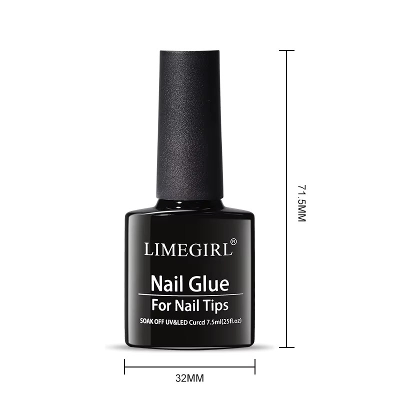 LIMEGIRL Nagelspitzen-Kleber, 7,5 ml, Transparent - Bild 3