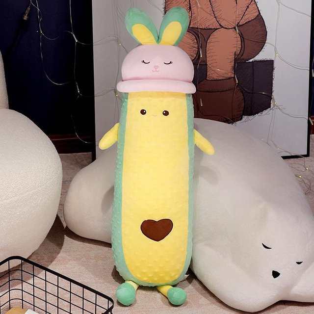Yiran toy Avocado Cartoon Plüschkissen, Puppe, 110cm - Bild 1