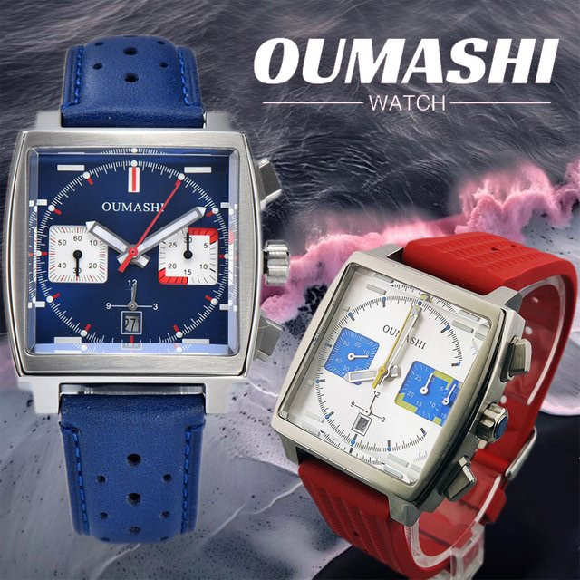 OUMASHI Chronograph, Automatik, Edelstahl, 40 mm, Herren - Bild 1