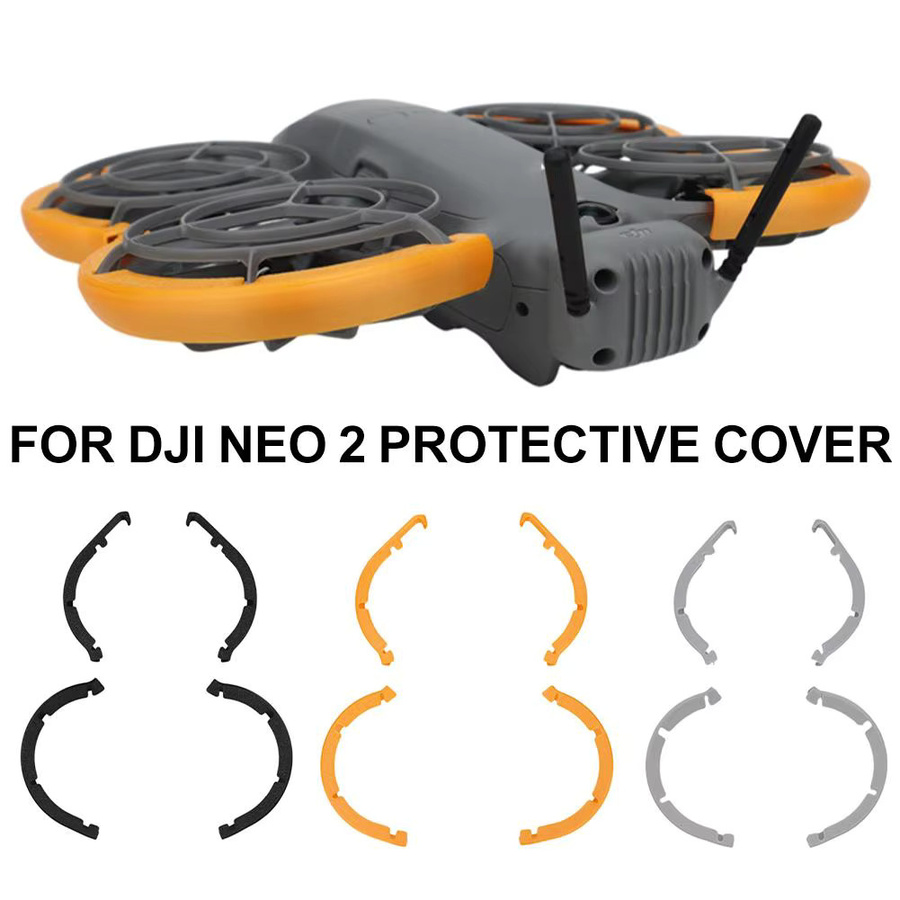DJI Neo 2 Schutzhülle Bumper Ring in Schwarz für Propeller und Drohne zum Schutz vor Kollisionen und Stürzen - Bild 1