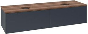 V&B Waschtischunterschrank Antao ohne Frontstruktur, wandhängend, lackiert, B: 160 cm, T: 50 cm - Bild 1