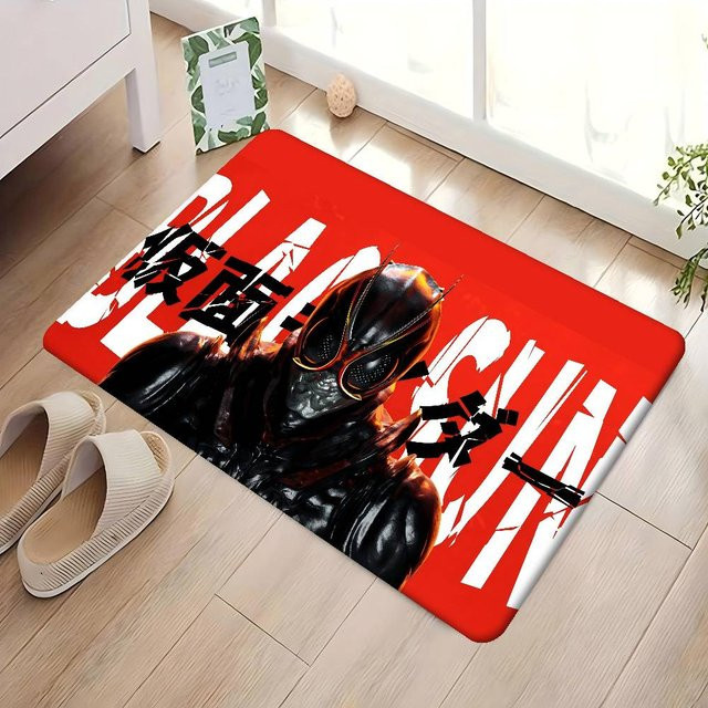 Karpetti Fußmatte Kamen Rider Black Sun, bedruckt, rot, B/T: 60 x 40 cm - Bild 1