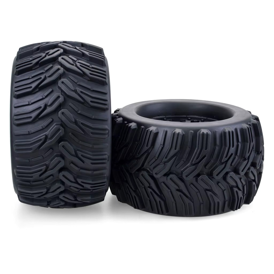 ZDRACING 4-teiliges Set Räder Reifen, 1/8, Gummi, Schwarz - Bild 1