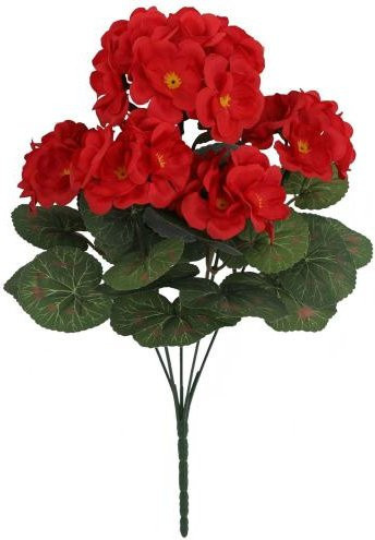 Outdeer Künstlicher Seidenblumenzweig in Rot, UV-beständige Dekoration für Tischmittelstücke in Zuhause, Büro oder bei Hochzeiten - Bild 1