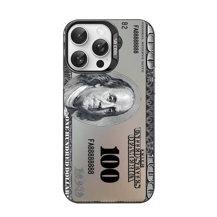 Potdemiel Handyhülle im USD Dollar Design für iPhone 11 bis iPhone 16 Pro Max, matte stoßfeste Anti-Fall Schutzhülle, multicolour - Bild 4
