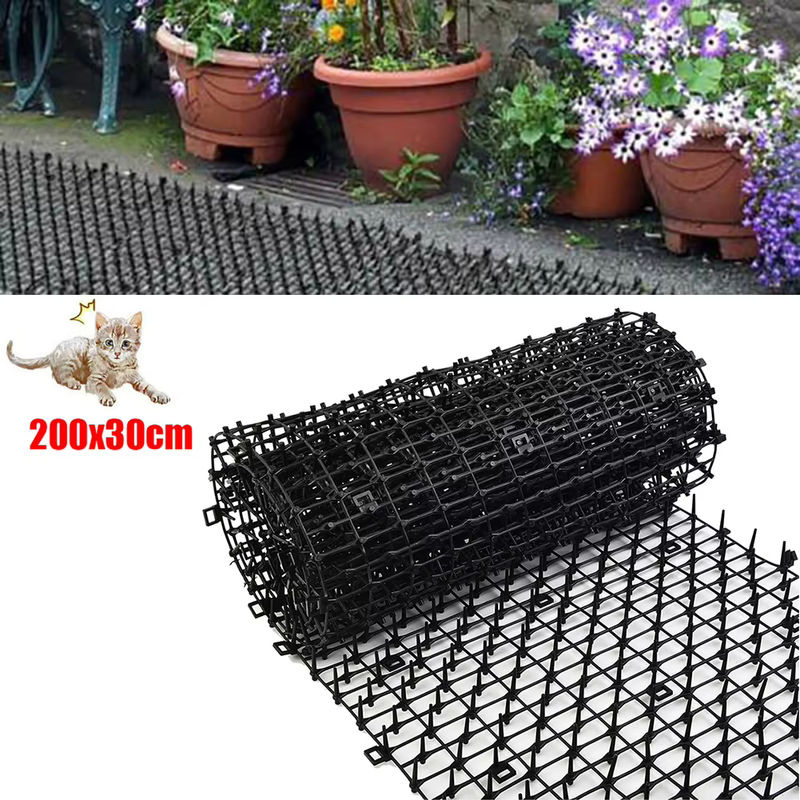 Anti-Katzen und Hunde Schädling-Repellent Matte für den Garten, B/L: 200 x 30 cm - Bild 2