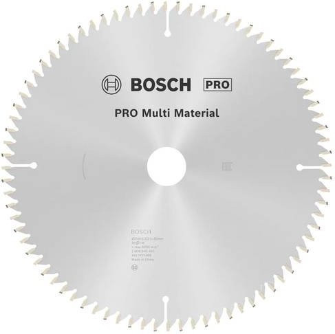 Bosch PRO Multi Material Kreissägeblatt mit 80 Zähnen, Durchmesser: 254 mm, 254 x 30 x 3,2 mm - Bild 1