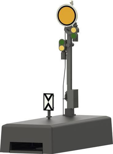 Märklin 70362 H0 Formsignal Vorsignal Fertigmodell in Grau, Gelb und Grün - Bild 1
