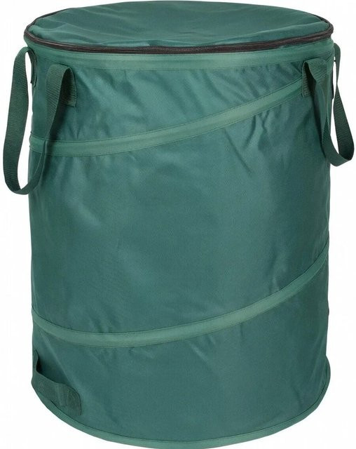 TTL GARDEN Pop Up Laubsack DELUXE in Grün mit Deckel, 160 l, selbststehend - Bild 1