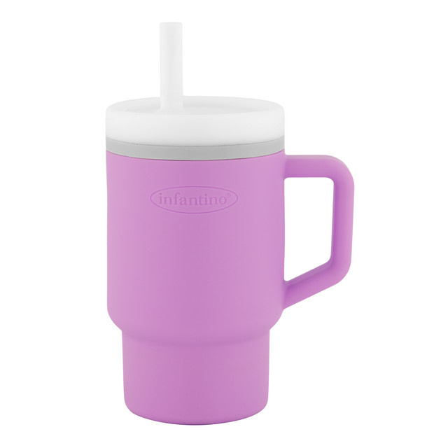 INFANTINO Mini-Becher mein erster Tumbler in Purple aus Silikon und PP - Bild 1