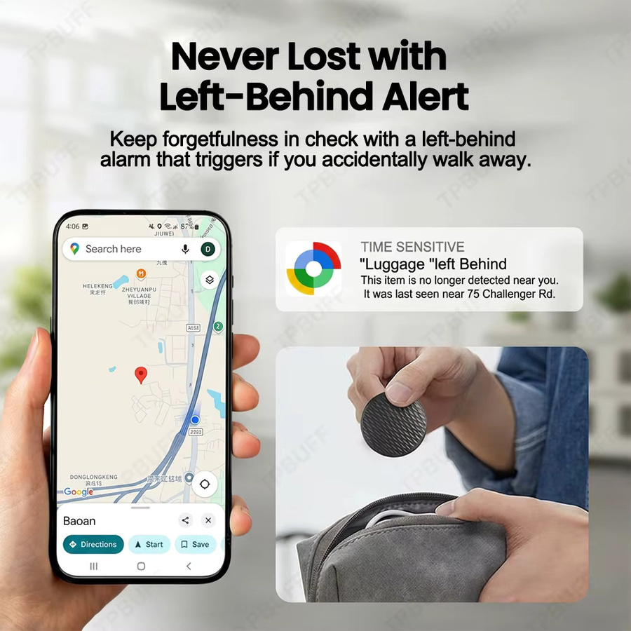 Google Find My GPS-Tracker 1er-Pack in Schwarz für Android-Geräte - Bild 3