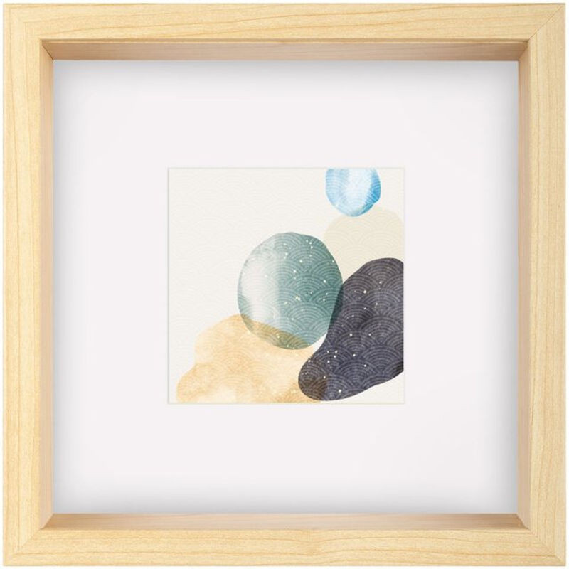 Walther Design Shape 3D Holzrahmen aus Birke mit Passepartout, quadratisch, B/H: 25 x 25 cm - Bild 1