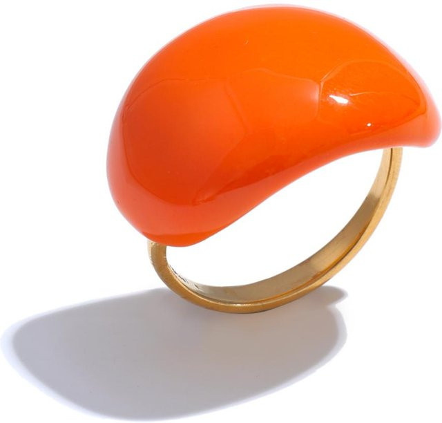 WXMX Ring Edelstahl, Mehrfarbig, Emaille, Damen - Bild 1